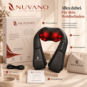 NUVANO Nackenmassager – Lieferumfang und Verpackung